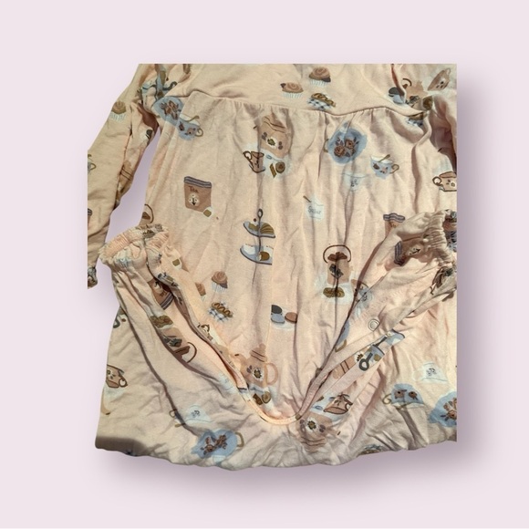 Angel Dear Ruffle Sleeve Romper Tea Party - Picture 4 of 5